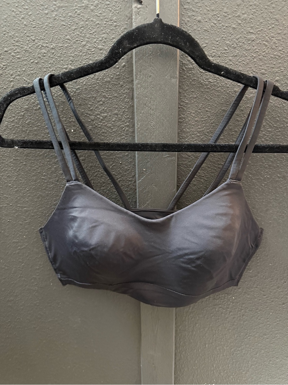 lululemon athletica Black Double-Strap Sports Bralette
